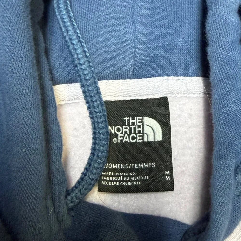 The North Face Women’s Color Block Hoodie Medium‎ Blue with Lilac EUC